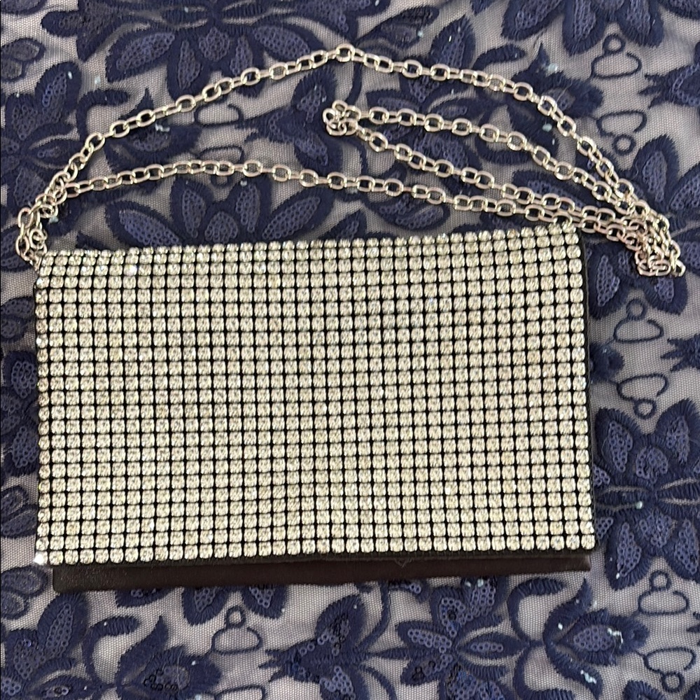 Amber Sceats The Stella Crystal Bag with Satin Back